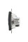 Комп'ютерна розетка RJ45+TV, кат. 6, неекр. UTP, Чорно-сірий, Sedna Design SDD114469T