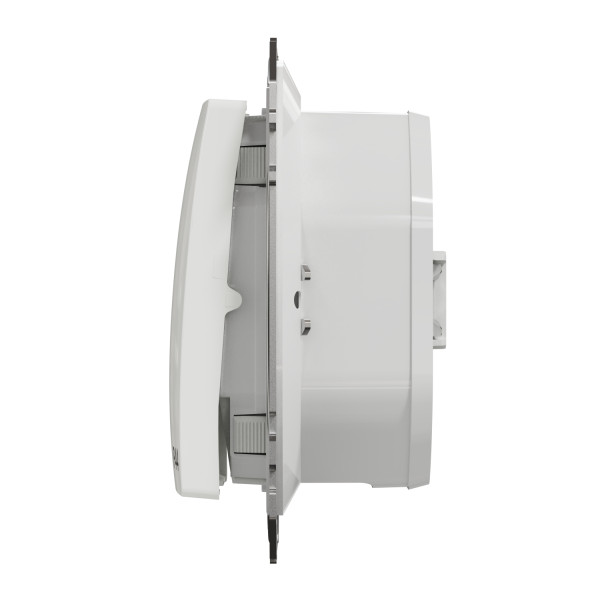 Одноклавішний прохідний перемикач IP44, 10А-250В, Білий, Sedna Design SDD211106