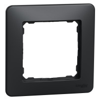 Рамка 1-постова, Чорно-сірий, Sedna Design SDD314801