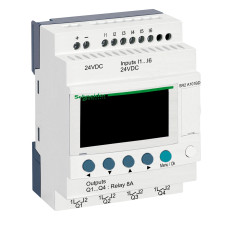 ІНТЕЛЕКТ. РЕЛЕ 10ВХ/ВИХ, ДИСПЛЕЙ,=24В Schneider Electric SR2A101BD