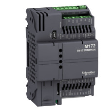 ПЛК М172 ОПТ,БЕЗ ДИСПЛЕЯ, 18I/O 2xModbus Schneider Electric TM172OBM18R