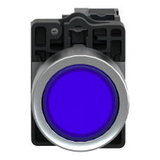 КНОП.З ПІДСВ.,LED,220В,СИНЯ,1НВ Schneider Electric XA2EW36M1
