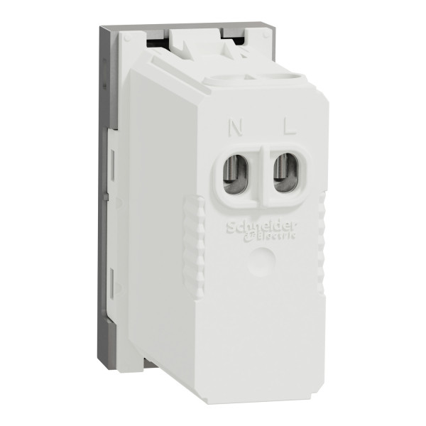 Розетка USB зарядна 2.4А, тип А+С, 1 модуль, алюміній, Unica NEW NU301630