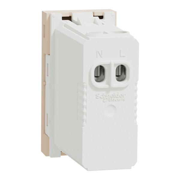 Розетка USB зарядна 2.4А, тип А+С, 1 модуль, бежевий, Unica NEW NU301644