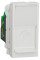 Розетка комп'ютерна RJ45, одинарна, кат.6 UTP, 1 модуль, білий, Unica NEW NU341418