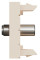 Розетка TV Coaxial F-type, 1 модуль, бежевий, Unica NEW NU346844
