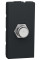 Розетка TV Coaxial F-type, 1 модуль, антрацит, Unica NEW NU346854