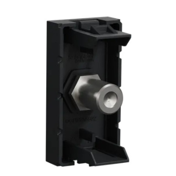 Розетка TV Coaxial F-type, 1 модуль, антрацит, Unica NEW NU346854