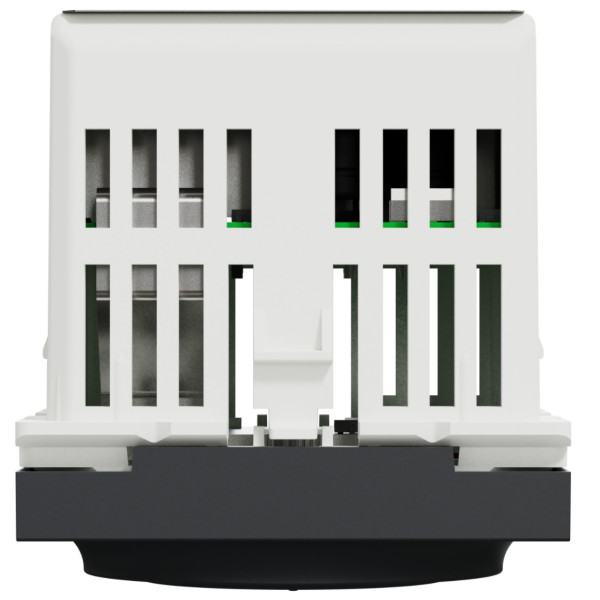 Термостат кімнатний, 8А, вбудований датчик, антрацит, Unica NEW NU350154