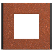 Рамка 1-постова, Теракотовий, Schneider Unica NEW Deco Material NU600271
