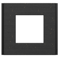 Рамка 1-постова, Чорний папір, Schneider Unica NEW Deco Material NU600274