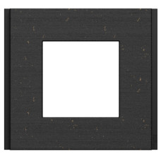 Рамка 1-постова, Чорний папір, Schneider Unica NEW Deco Material NU600274
