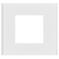 Рамка 1-постова, Білий матовий, Schneider Unica NEW Deco Material NU600279