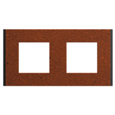 Рамка 2-постова, Теракотовий, Schneider Unica NEW Deco Material NU600471