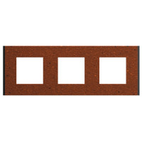 Рамка 3-постовая, Терракотовый, Schneider Unica NEW Deco Material NU600671