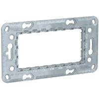 Супорт під 4 модуля, Zamak, Unica NEW NU7104