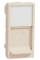 Центральна панель RJ45 Keystone/Sistimax, 1 модуль, бежевий, Unica NEW NU946044