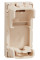 Центральна панель RJ45 Keystone/Sistimax, 1 модуль, бежевий, Unica NEW NU946044