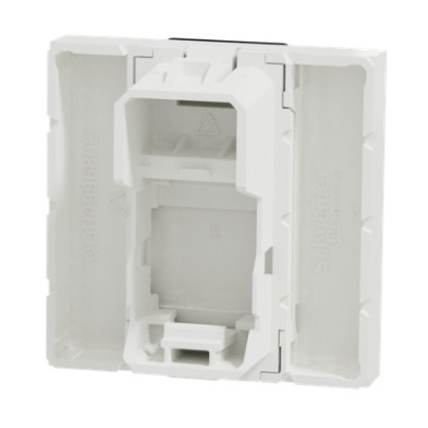 Центральна панель RJ45 Keystone/Sistimax, 2 модуля, білий, Unica NEW NU946118
