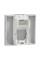 Центральна панель RJ45 Keystone/Sistimax, 2 модуля, алюміній, Unica NEW NU946130