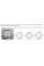 Вимикач одноклавішний прохідний, Білий, Asfora EPH0400121