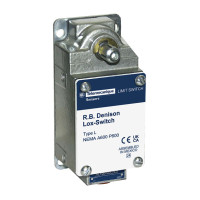 Концевой выключатель, L100/300, L525, 600 V 10amp type l +options, Telemecanique L100WS2M1