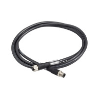 Радиочастотная идентификация XG, экранированный кабель Modbus, штекер M12, гнездо M12, IP67, 2м, Telemecanique TCSMCN1M1F2