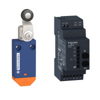 Бездротовий кінцевий вимикач XCMW, з XCMW115 + приймач 2 реле, Telemecanique XCMWD15