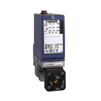 Реле давления XMLA 35 бар - фиксированная шкала 1 порог - 1 C/O, Telemecanique XMLA035B2C11