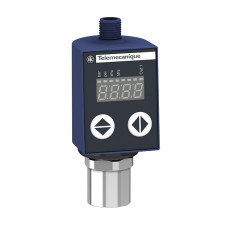 Електронні датчики тиску, Датчики тиску XM, XMLR -1 бар, 1/4" 18 NPT, 24 VDC, 4...20 mA, PNP, M12, Telemecanique XMLRM01G1P26