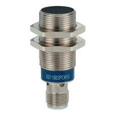 Індуктивний датчик XS1 M18, PNP NO+NC, Flush, Sn8mm, 12..24VDC, M12, Telemecanique XS118B3PCM12TF