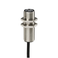 Индуктивный датчик XS1 M18, L53мм, латунь, Sn5мм, 12..24VDC, кабель 2м, Telemecanique XS118BLNBL2