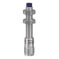 Индуктивный датчик XS2 M8, L61мм, латунь, Sn2.5мм, 12..24VDC, M12, Telemecanique XS208BLPAM12