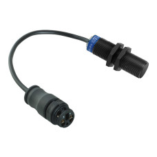 Індуктивний датчик XS4 M18, L62мм, PPS, Sn8мм, 24...240VAC/DC, термін. 0,15 м, Telemecanique XS4P18MA230L01B
