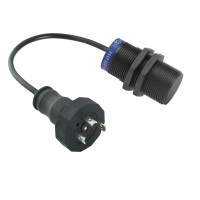 Индуктивный датчик XS4 M30, L62мм, PPS, Sn15мм, 24...240VAC/DC, DIN 0.15 м, Telemecanique XS4P30MA230L01C