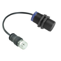 Індуктивний датчик XS4 M30, L62mm, PPS, Sn15mm, 24...240VAC/DC, M18 0.15 м, Telemecanique XS4P30MA230L01G