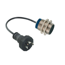 Індуктивний датчик XS6 M30, L62мм, латунь, Sn15мм, 24...240VAC/DC, DIN 0.15 м, Telemecanique XS630B1MAL01C