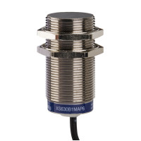 Индуктивный датчик XS6 M30, L62мм, латунь, Sn15мм, 24...240VAC/DC, кабель 5 м, Telemecanique XS630B1MAP6
