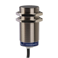 Индуктивный датчик XS6 M30, L62мм, латунь, Sn15мм, 24...240VAC/DC, кабель 5 м, Telemecanique XS630B1MBP6