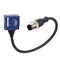Індуктивний датчик XS7 26x26x13 - PBT - Sn10мм - 12..24VDC - M12 0.15m PUR, Telemecanique XS7E1A1PAP01M12