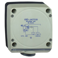 Індуктивний датчик XSD 80x80x40, пластик, Sn40мм, 24...240 В змінного струму, клеми, Telemecanique XSDA400519