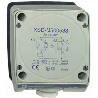 Индуктивный датчик XSD 80x80x40, пластик, Sn60мм, 24...240 В переменного тока, клеммы, Telemecanique XSDA600519