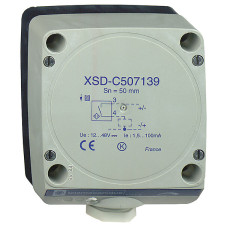 Індуктивний датчик XSD 80x80x40, пластик, Sn50мм, 12...48 В постійного струму, клеми, Telemecanique XSDC507139