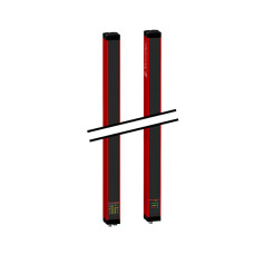 Світлова завіса безпеки типу 4, інтегрована апаратна конфігурація приглушення T4 R40 H=181 см D4 12 м, Telemecanique XUSL4MB40H181N