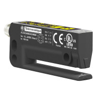 Фотоелектричний датчик XUVE, вилка датчика photoelec 40x3, 12...24 V DC, NPN NO/NC connect M8, Telemecanique XUVE04M3NSNM8