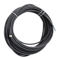 Разъем гнездовой прямой, M8, 3 контакта, кабель PUR 15 м, Telemecanique XZCP0566L15