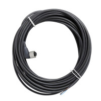 Гніздовий роз'єм кутовий, M12, 4 контакти, кабель PUR 10 м, Telemecanique XZCP1241L10S23