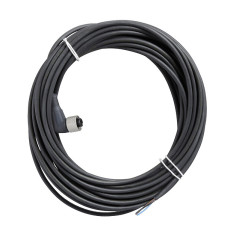 Гніздовий роз'єм кутовий, M12, 4 контакти, кабель PUR 10 м, Telemecanique XZCP1241L10S23