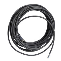 Гніздовий роз'єм кутовий, M12, 5 контактів, кабель PUR 10 м, Telemecanique XZCP12V12L10