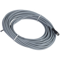 Разъем гнездовой прямой, M8, 3 контакта, кабель PVC 10 м, Telemecanique XZCPV0566L10